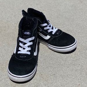 Kids Vans Ward high top sneaker 9T Black
